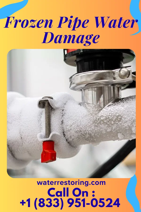 Frozen Pipe Water Damage in Greens Landing, PA
